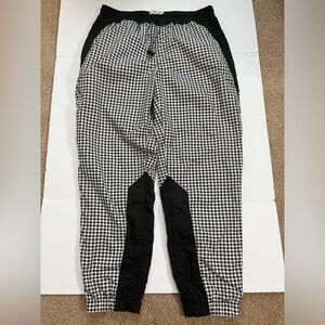 Urban Outfitters Parachute Track Pants Black and White Print Size Large